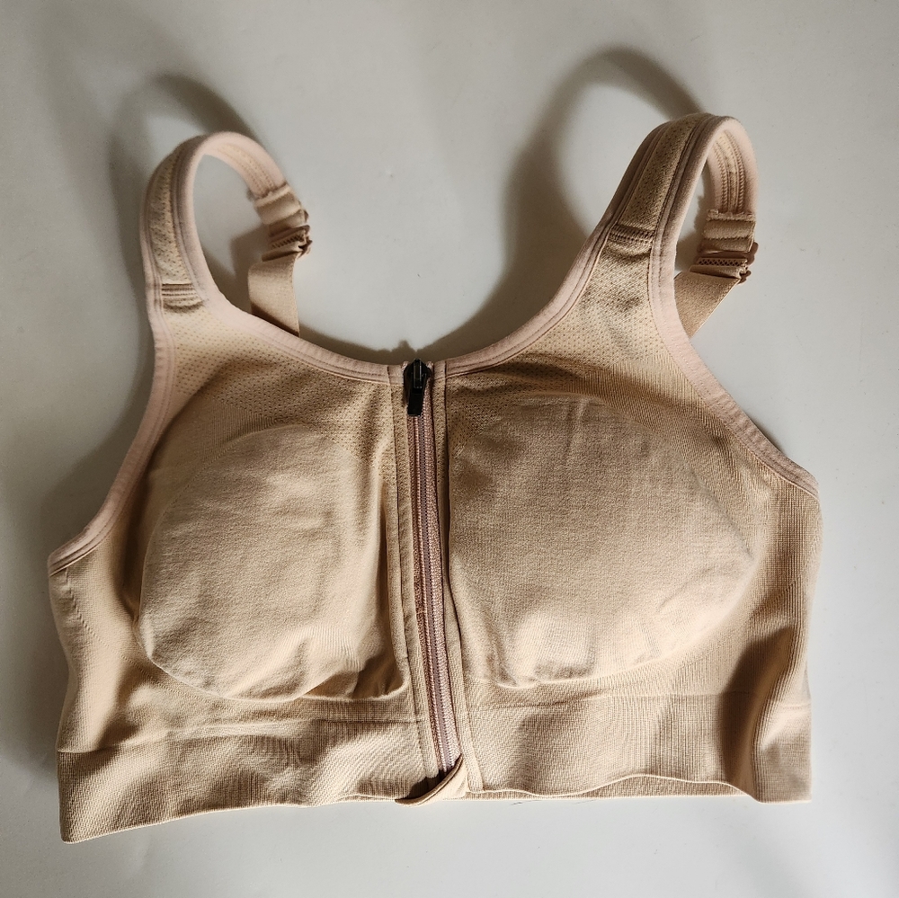 Hugger Vida Prairie Wear Nude Large Breast Compression Bra Post-Surgery
